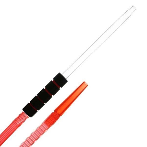 Carton 100 Tuyaux Jetables Chicha – Embout en Verre (Couleurs Mixtes)