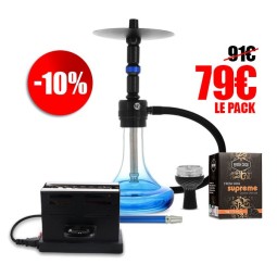 Pack Eclypse + Charbon + allume-charbon - Un pack chicha à -10%