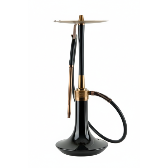 Oduman Cosmo Hookah - Bronze/Black Body - Black Glass