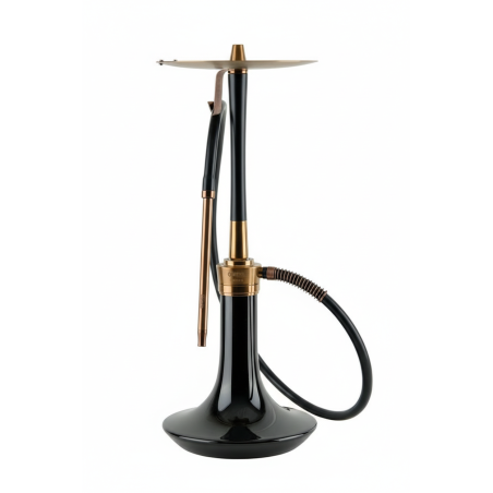 Oduman Cosmo Hookah - Bronze/Black Body - Black Glass