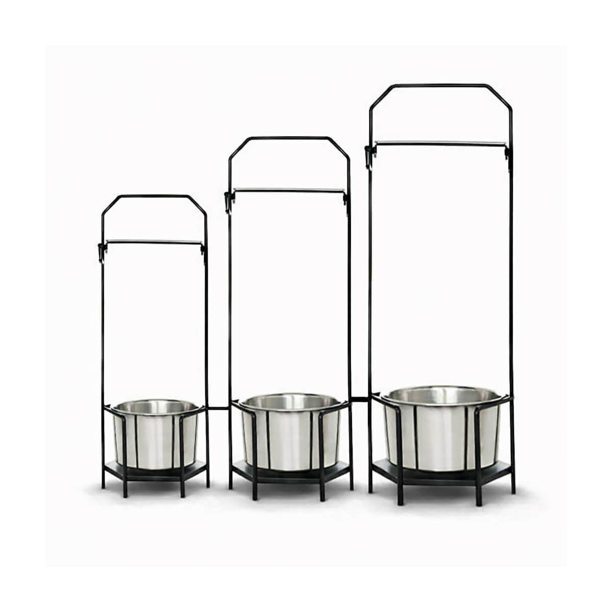 Porte-Charbon Professionnel "Vertical Tower" – Acier & Inox – 3 Tailles (45, 50, 55 cm)