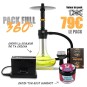 Pack Eclypse + Charbon + allume-charbon + Goût - Un pack chicha tout inclus