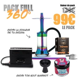 Pack Magma Small + foyer + kaloud + foyer + Goût - Un pack chicha tout inlus