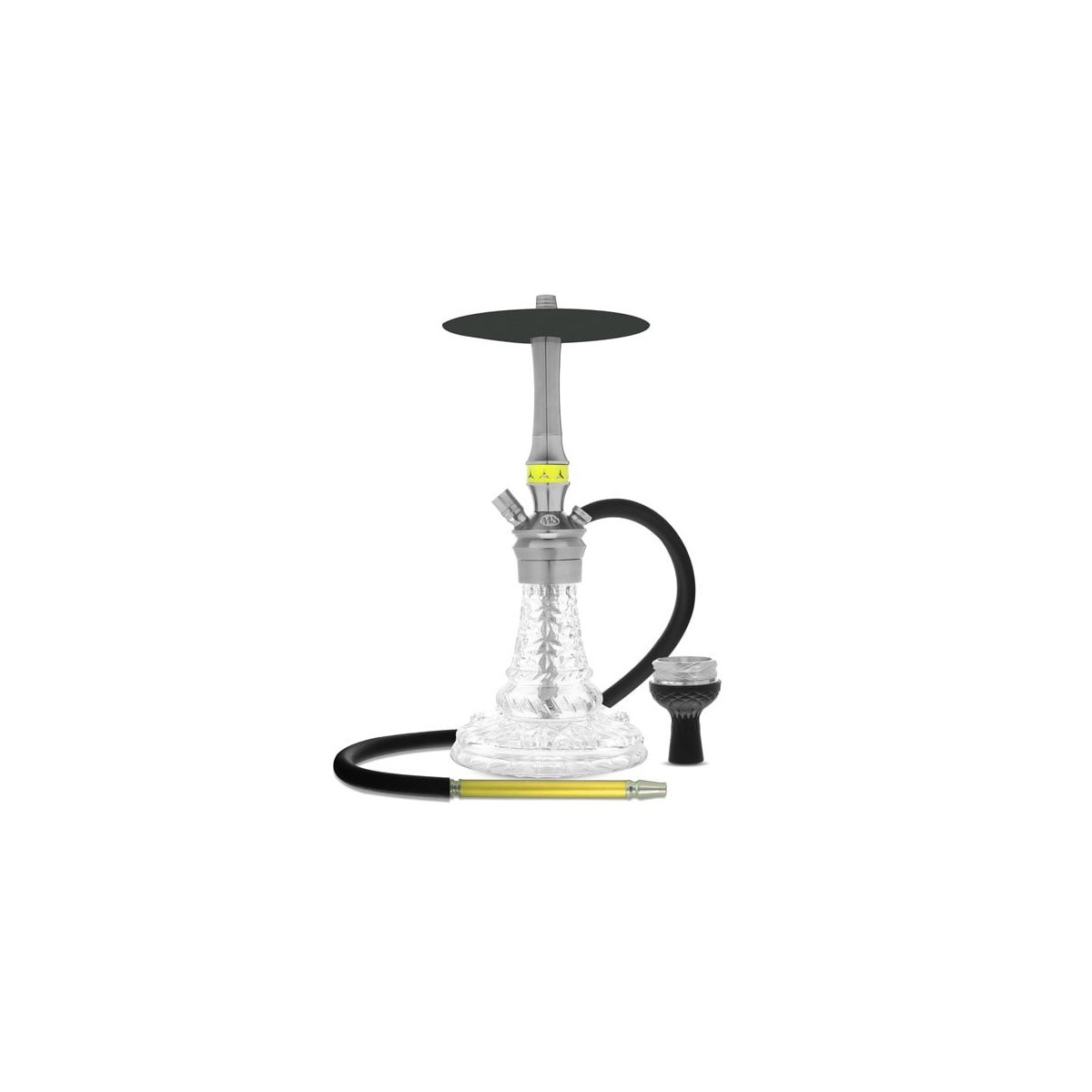 Chicha MS Antique V2 - Narguilé design premium en acier inoxydable