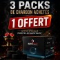 3+1 offert - Charbon Naturel BlackCoco's Triangle