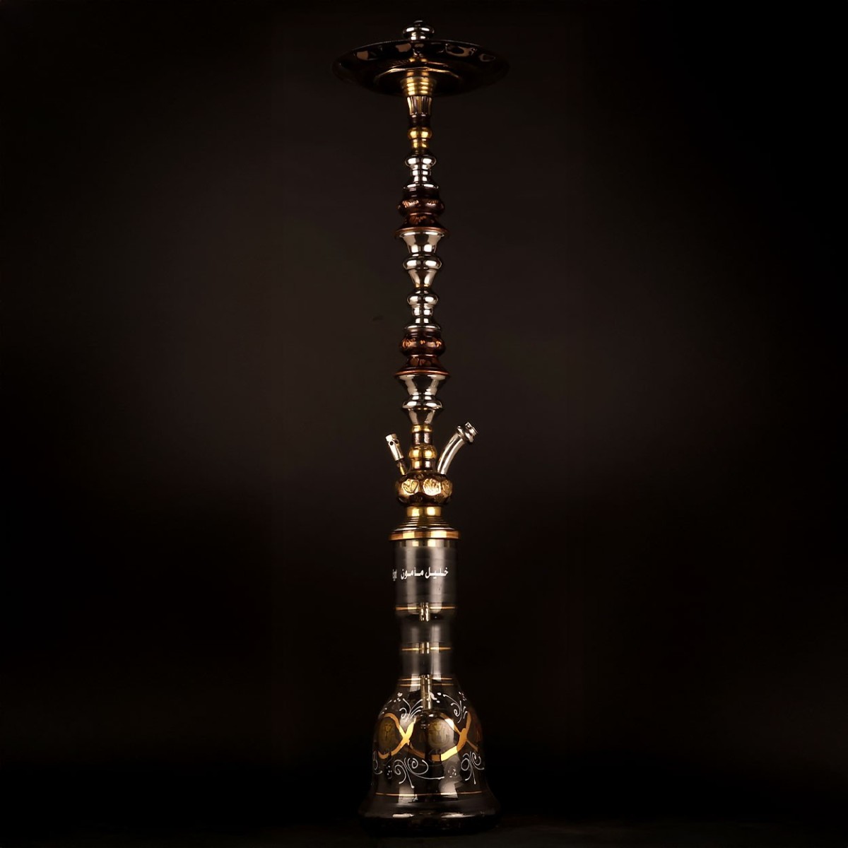 Chicha Khalil Mamoon quadmetal heart of Lion Hookah