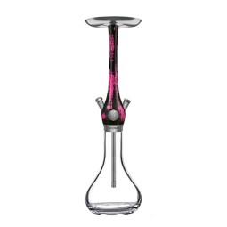 Wookah Black Pink Vase Smooth | Chicha Premium Sans Tuyau Sans Foyer