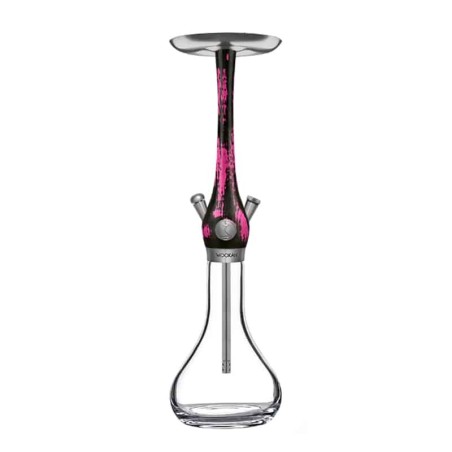 Wookah Black Pink Vase Smooth | Chicha Premium Sans Tuyau Sans Foyer