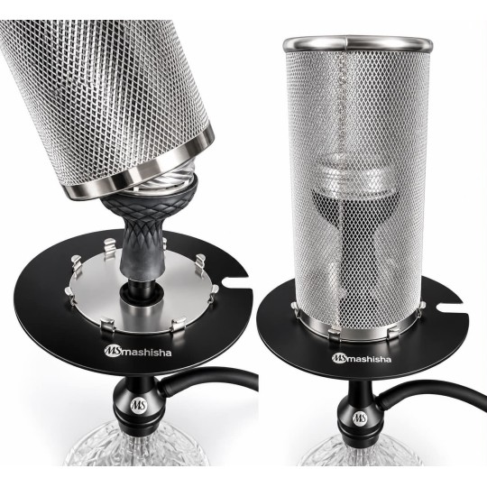 Grille de protection FIX pour charbon à chicha – Inox