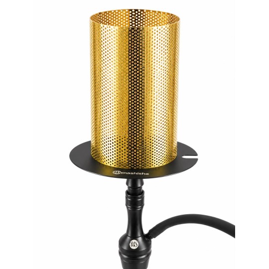Grille de Protection 360° Gold – Pare-Vent pour Charbon à Chicha