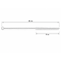 Brosse Nettoyage Colonne Chicha 35 cm