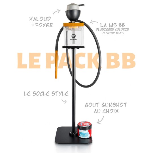 Pack MS BB + Socle + foyer + kaloud + foyer + Goût - Un pack chicha tout inlus