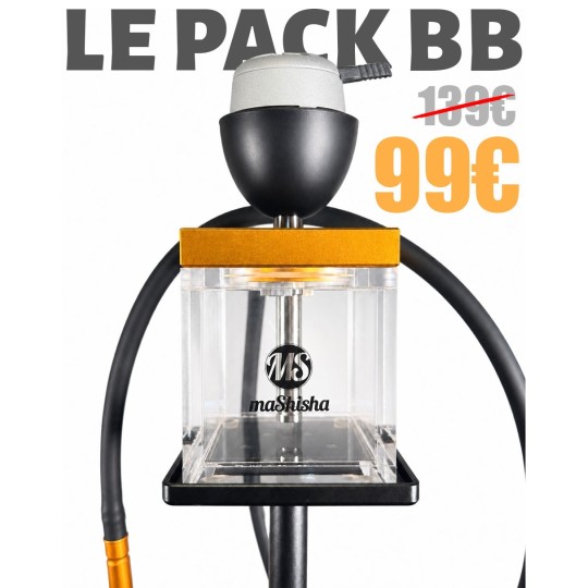Pack MS BB + Socle + foyer + kaloud + foyer + Goût - Un pack chicha tout inlus