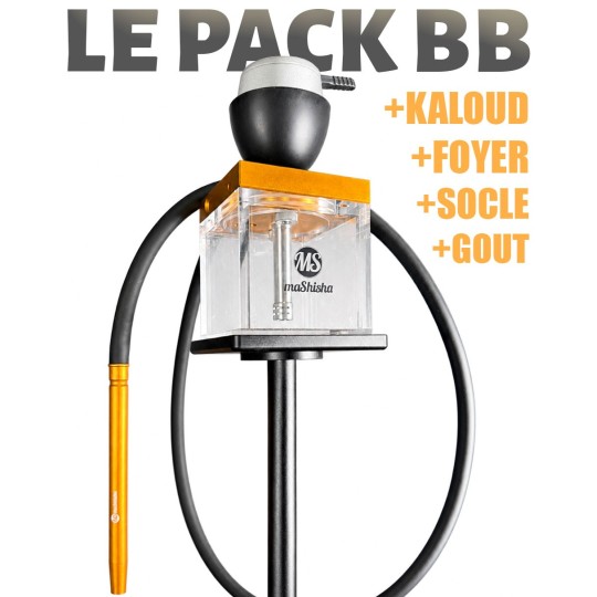 Pack MS BB + Socle + foyer + kaloud + foyer + Goût - Un pack chicha tout inlus