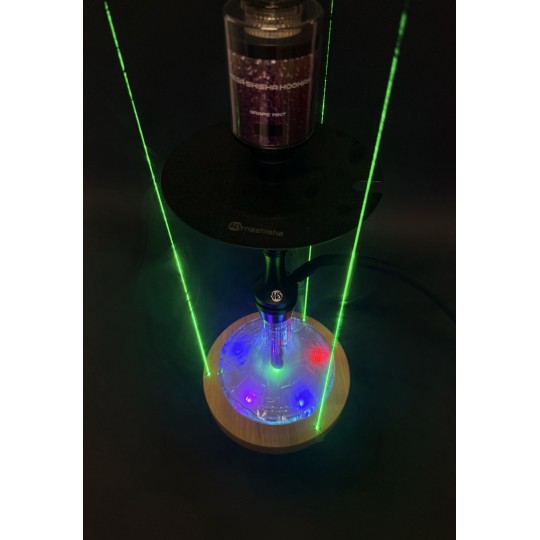 Socle LASER lumineux pour chicha