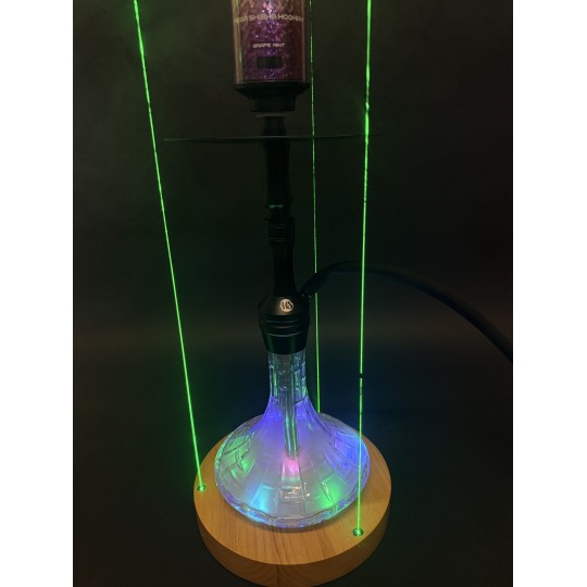 Socle LASER lumineux pour chicha