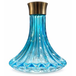 Vase Verre Turquoise Chicha Aladin Epox A36 | Col Doré