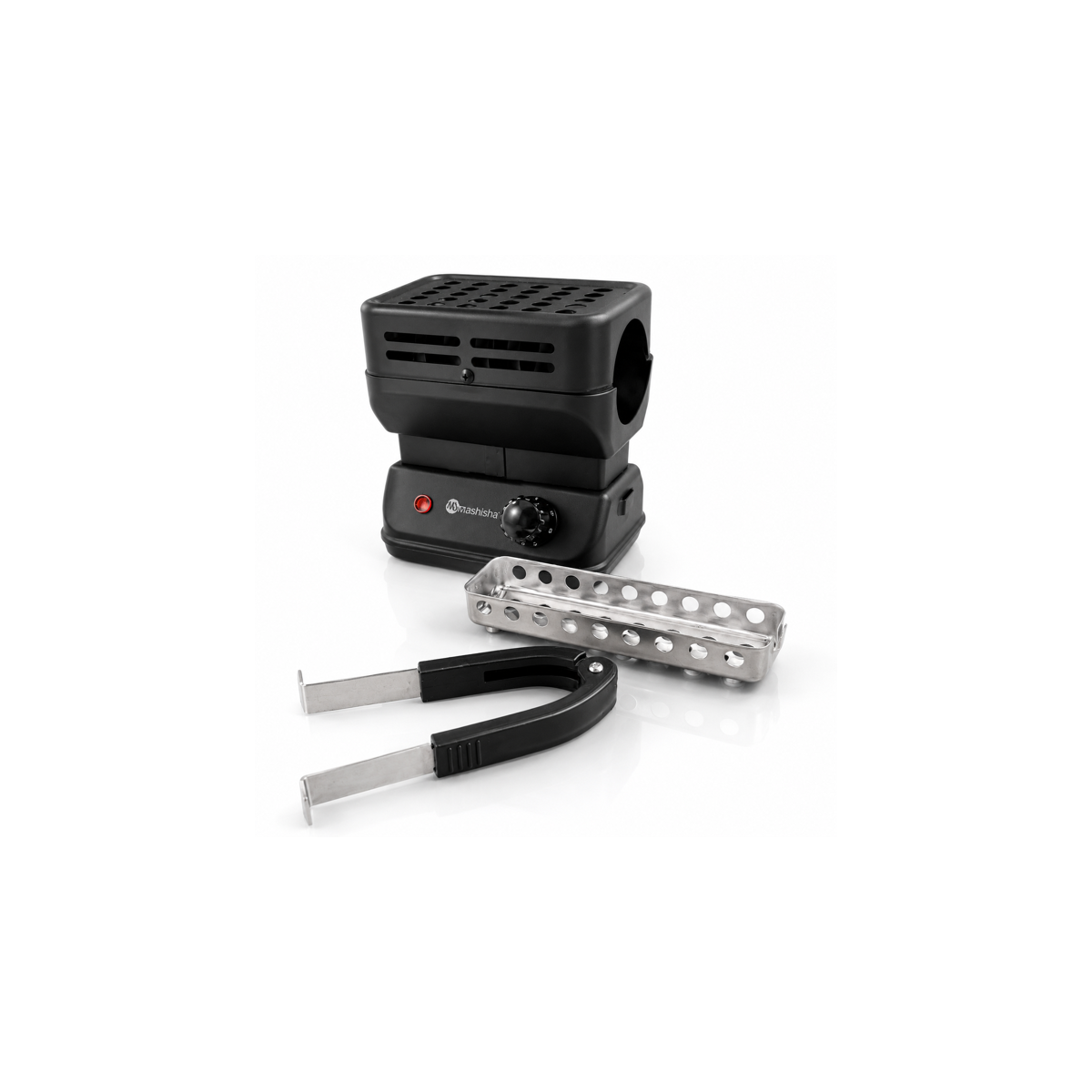 PACK Allume Charbon MS Mini cube Burner 1200W + BLACK COCOS 1KG 26mm