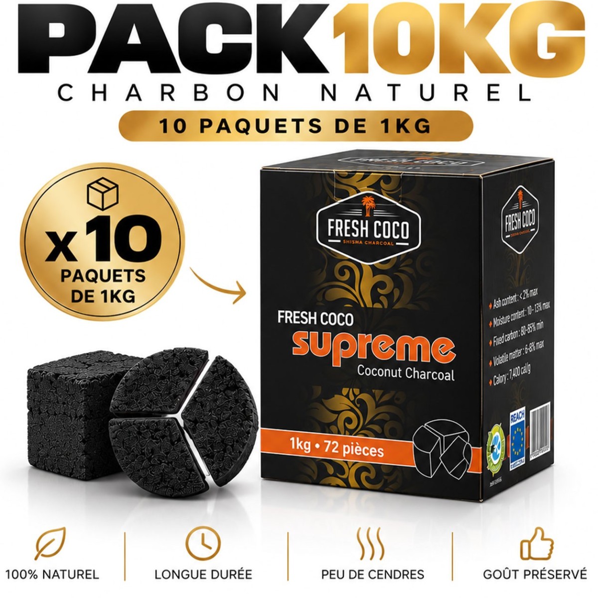 Pack 10KG – Fresh Coco Supreme