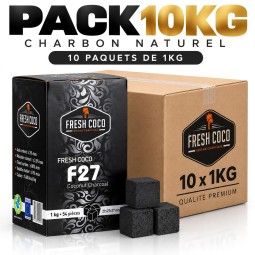 Pack 10KG Charbon naturelle Fresh Coco F27