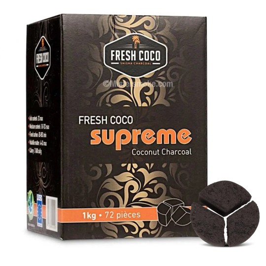 Pack Rafale + coco fresh supreme 1kg + Allume Charbon MS Classic Plate 600W + kaloud + foyer en verre silicone