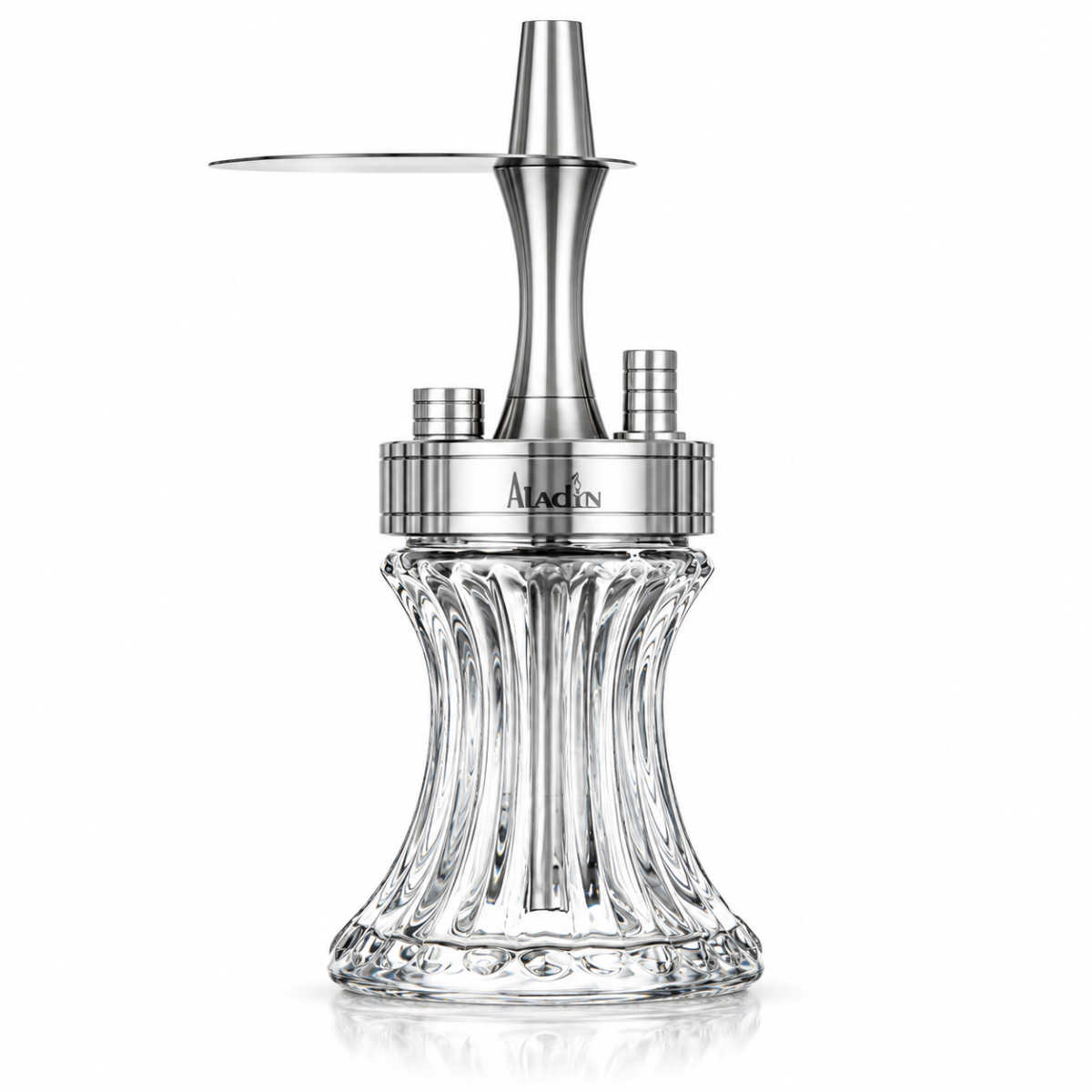 Chicha Aladin 2GO 22 cm – Chicha Compacte en Verre et Métal