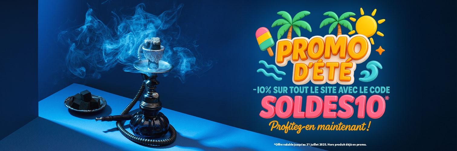 Promo d'étésur tout le site web avec le code promo SOLDES10